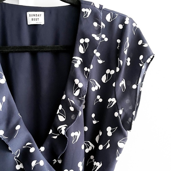 Sunday Best Cherry Savoy Dress - Picture 4 of 15